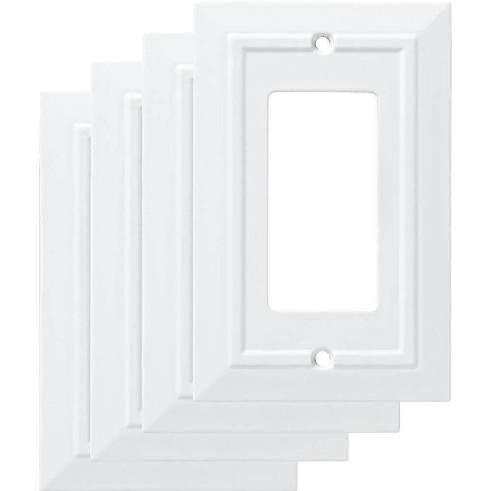 Franklin Brass Classic Architecture Single Decorator Wall Plate - Pack of 4